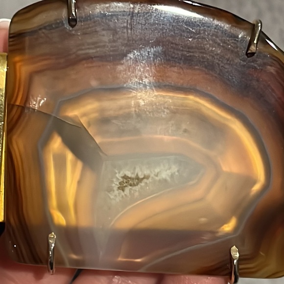 Vintage Christian Dior Agate Leather Belt - Picture 3 of 9